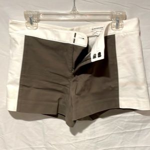 Club Monaco Olive/cream shorts